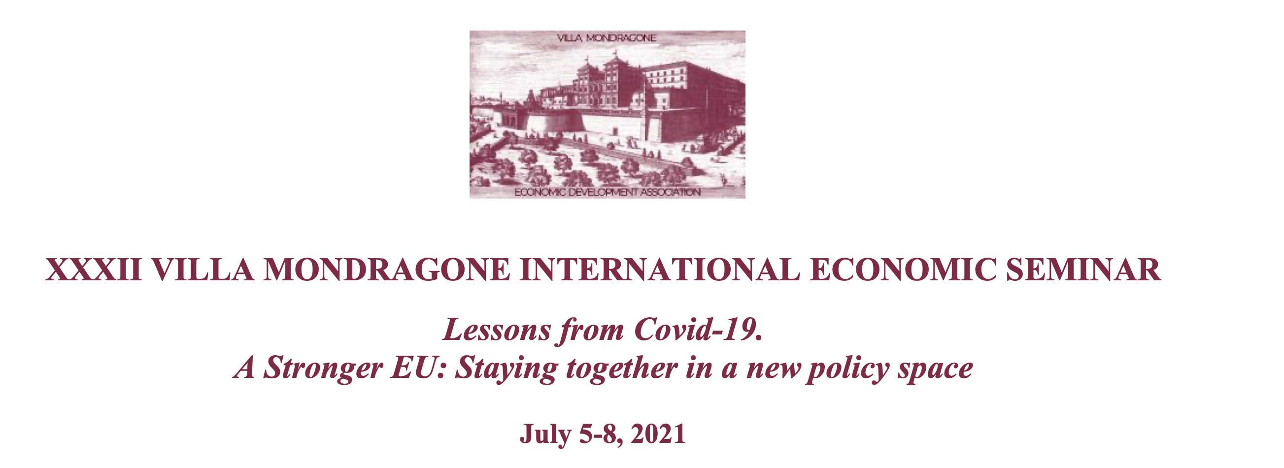 Conferenza economica internazionale di Villa Mondragone